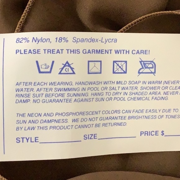 Zuliana brown sarong/cover up Made in USA New With Tag - Picture 4 of 4